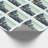 Skyline von Seattle Geschenkpapier (Ecke)