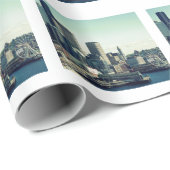 Skyline von Seattle Geschenkpapier (Rolleneckpunkt)