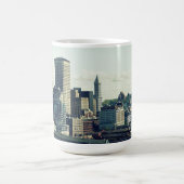 Skyline von Seattle Kaffeetasse (Mittel)