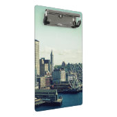 Skyline von Seattle Mini Klemmbrett (Schrägansicht)