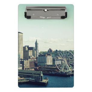 Skyline von Seattle Mini Klemmbrett