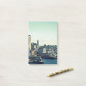 Skyline von Seattle Post-it Klebezettel (Auf Schreibtisch)
