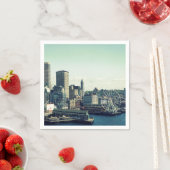 Skyline von Seattle Serviette (Beispiel)