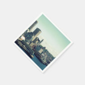 Skyline von Seattle Serviette (Ecke)