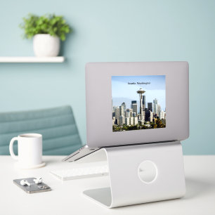 Skyline von Seattle, Washington Aufkleber