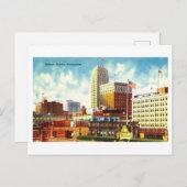 Skyline von Seattle, Washington, Vintage Travel Postkarte (Vorne/Hinten)
