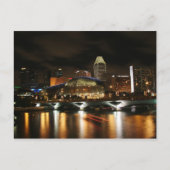 Skyline von Singapur Postkarte (Vorderseite)