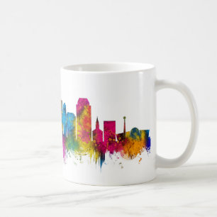 Skyline von Springfield Massachusetts Kaffeetasse