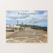Skyline von St Andrews, Fife, Schottland mit Pier Puzzle (Horizontal)