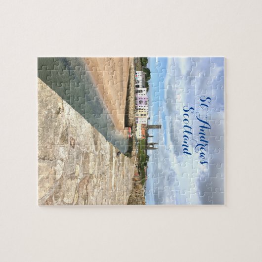 Skyline von St Andrews, Pfeife, Schottland mit Puzzle (Horizontal)