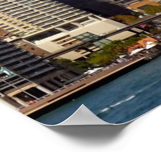 Skyline von Sydney Poster (Ecke)
