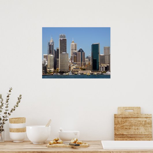 Skyline von Sydney Poster (Küche)