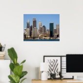 Skyline von Sydney Poster (Heimbüro)