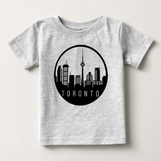 Skyline von Toronto Baby T-shirt (Vorderseite)