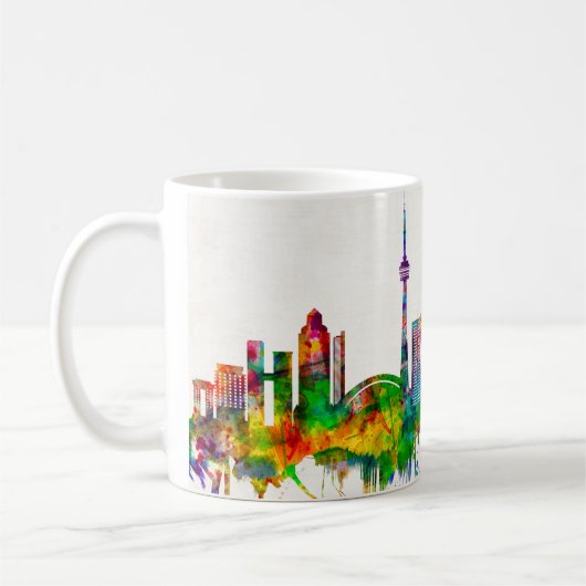 Skyline von Toronto Kaffeetasse (Links)