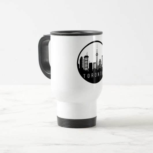 Skyline von Toronto Reisebecher (Vorderseite Links)