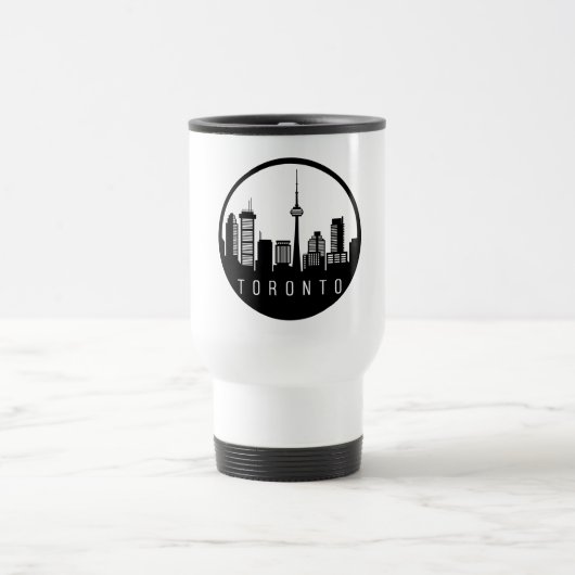 Skyline von Toronto Reisebecher (Mittel)