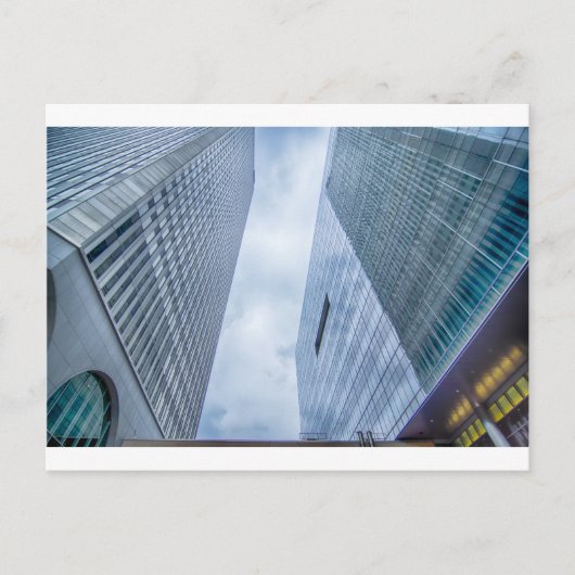 Skyline von Tulsa Oklahoma Postkarte (Vorderseite)