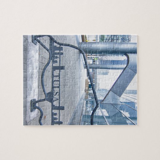 Skyline von Tulsa Oklahoma Puzzle (Horizontal)