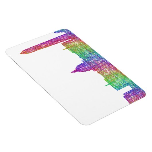 Skyline von Washington DC Magnet (Rechte Seite)