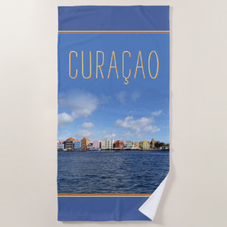 Skyline von Willemstad (anpassbar) Strandtuch