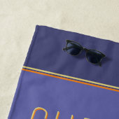 Skyline von Willemstad at Night (anpassbar) Strandtuch (Beispiel)