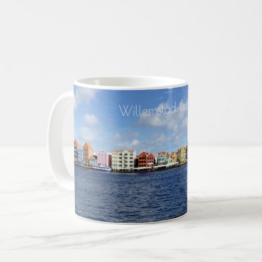 Skyline von Willemstad Kaffeetasse (Vorderseite Links)
