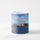 Skyline von Willemstad Kaffeetasse (Mittel)