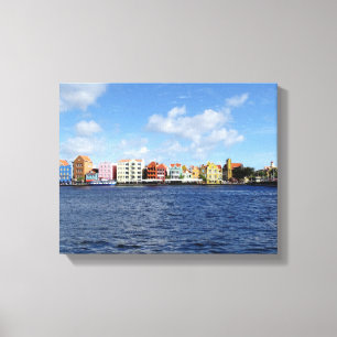 Skyline von Willemstad Leinwanddruck