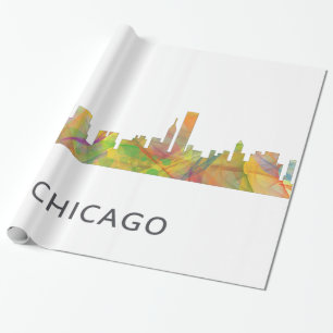 SKYLINE WB1 CHICAGOS, ILLINOIS - GESCHENKPAPIER