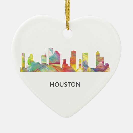 SKYLINE WB1 HOUSTONS TEXAS - KERAMIKORNAMENT (Vorne)