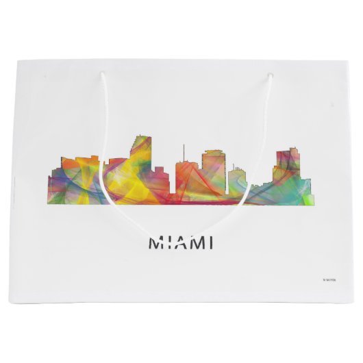 SKYLINE WB1 MIAMIS FLORIDA GROßE GESCHENKTÜTE (Vorderseite)