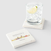 SKYLINE WB1 OMAHAS NEBRASKA - STEINUNTERSETZER (Seitenansicht)