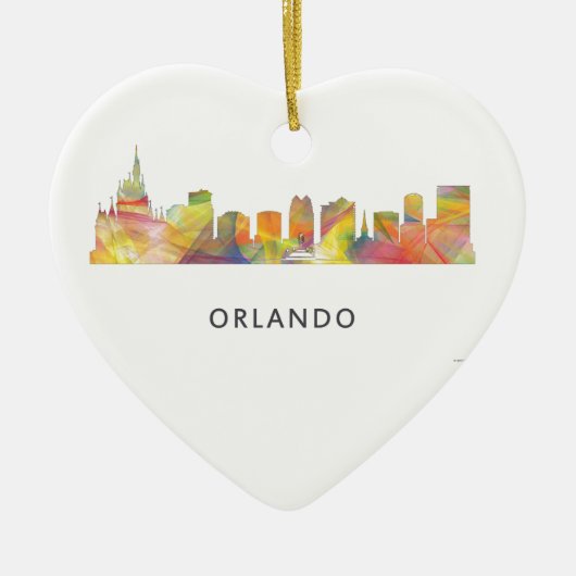 SKYLINE WB1 ORLANDOS, FLORIDA - KERAMIK ORNAMENT (Vorne)