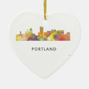 SKYLINE WB1 PORTLANDS OREGON - KERAMIK ORNAMENT