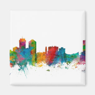 Skyline Wichitas Kansas Magnet