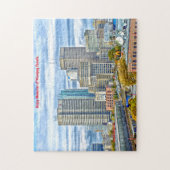 Skyline Winnipeg Kanada. Jigsaw Puzzle (Vertikal)