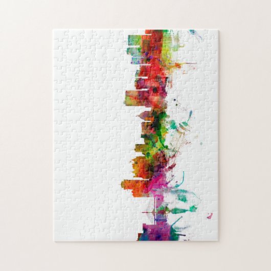 Skyline Winnipegs Kanada Puzzle (Vertikal)