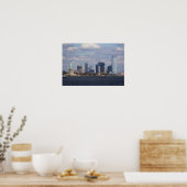 Skyline with Statue of Liberty Poster (Küche)