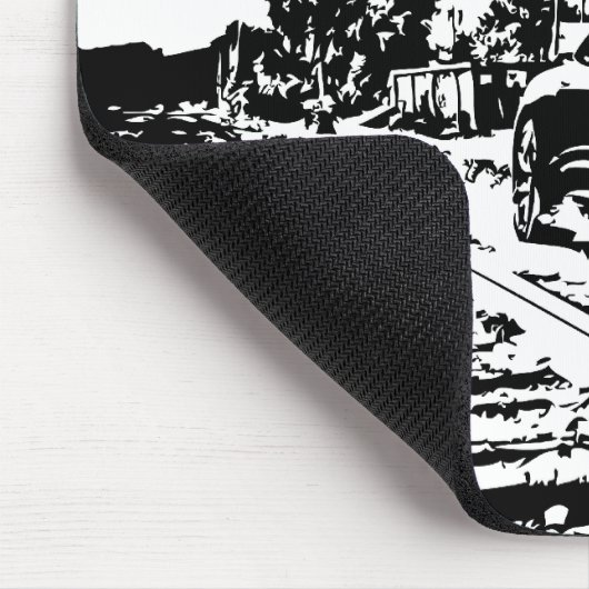 Skyline-Zug spürt Schuss auf Mousepad (Ecke)