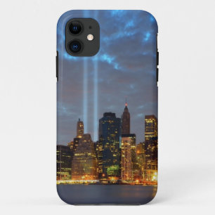 Skylineansicht der Stadt in der Nacht Case-Mate iPhone Hülle