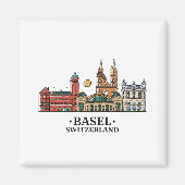 skylinebasel-design magnet (Vorne)