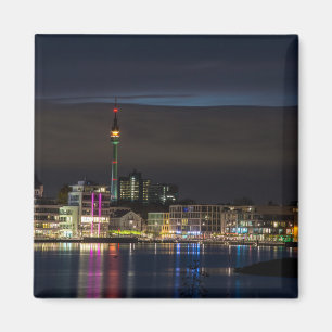 Skylinenacht Dortmunds, Deutschland Magnet