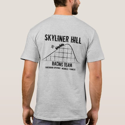 Skyliner Hügel-laufendes Team T-Shirt (Rückseite)