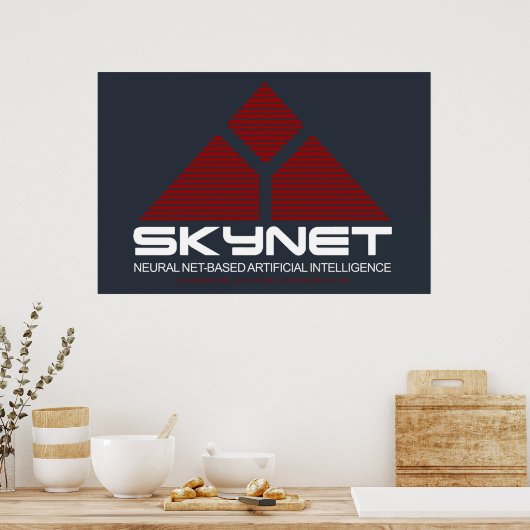 Skynet-Logo Poster (Küche)