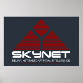 Skynet-Logo Poster (Vorne)