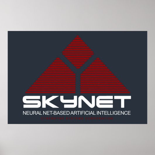 Skynet-Logo Poster (Vorne)