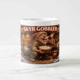 Skyr-Schlucker Isländischer Yule Lad Jumbo-Tasse