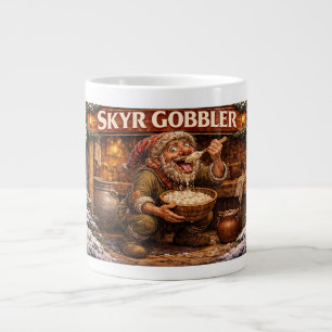 Skyr-Schlucker Isländischer Yule Lad Jumbo-Tasse