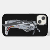Skyraider iPhone Hülle (Rückseite (Horizontal))